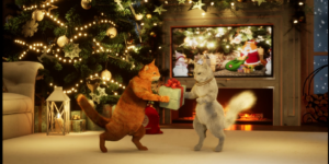 3d animated TV video New Year’s greeting for the RG Development company. The advertising campaign have started on New Year’s Eve.
